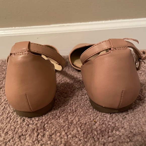 Light pink ankle strap flats 7 1/2 - Picture 4 of 5